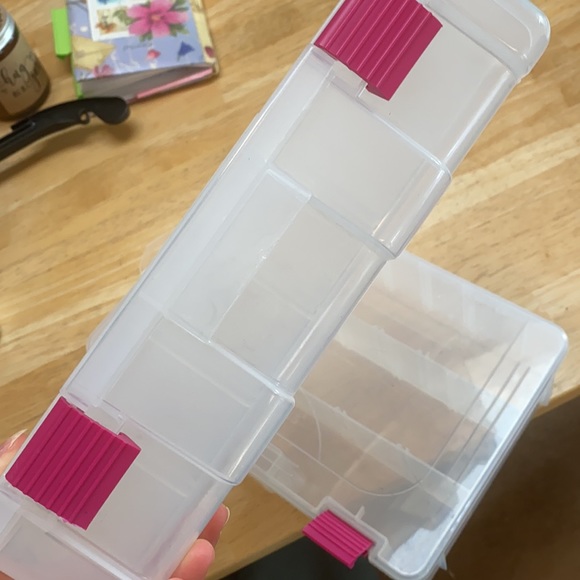 2 utility boxes used for tea organization - Picture 4 of 4